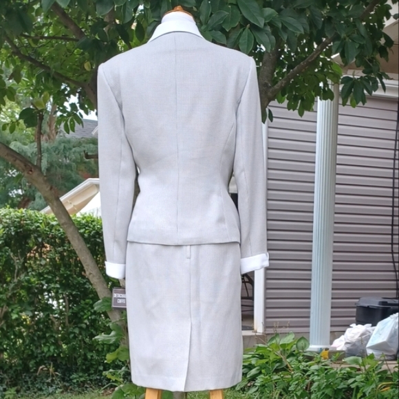 HP😍🆕️90s Y2K KASPER for Kauffmans Skirt Suit - Picture 4 of 11